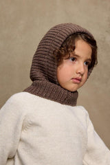 Knitted Balaclava - Cozy Brown Headwear