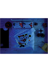 Licensed Minnie Mickey Love Day Glow Double Duvet Cover Set