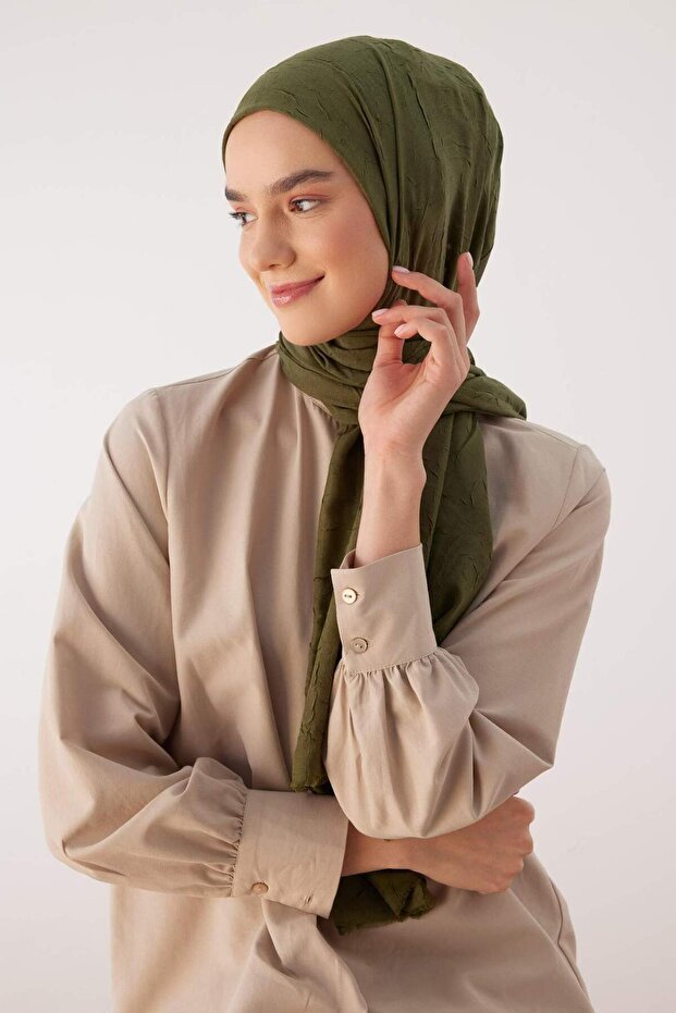 Women's Crushed Shawl - Basic & Trendy Everyday Style