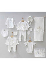 Newborn Organic Crown Lace 10-Piece Hospital Exit Set