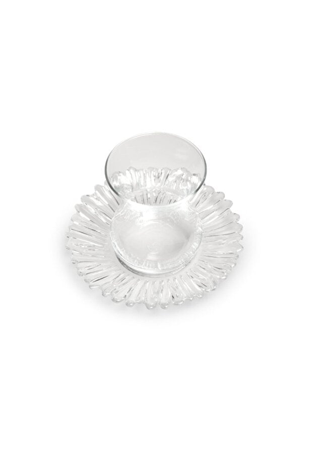 Pasabahce Aurora Premium Turkish Tea Glassware Set - 12-Piece