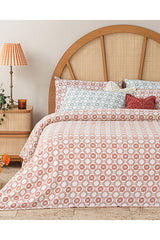 Daisy Cell Printed Single Pike Set - 100% Cotton Comfort