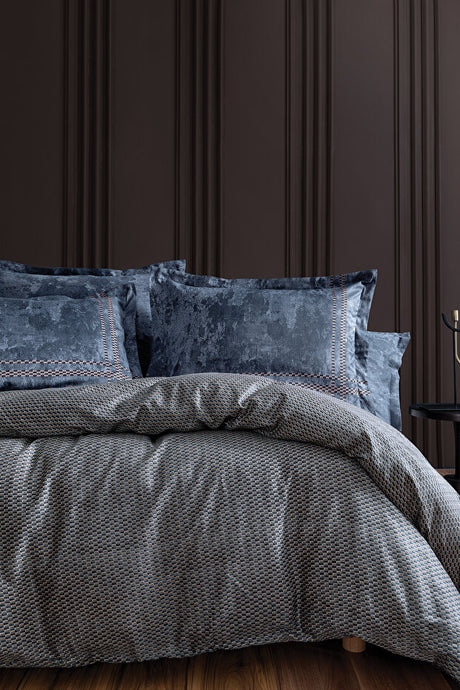 Fayel Double Sateen Duvet Cover Set - 100% Cotton, 79 TC