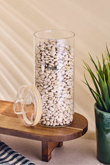 Borosilicate Glass Storage Jar - 1150ml with Airtight Lid