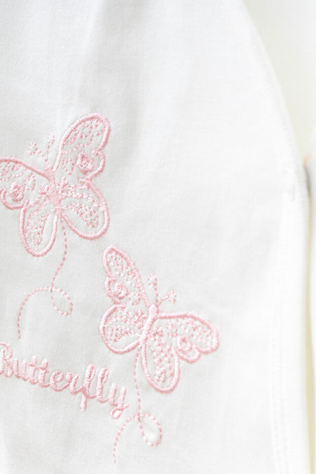 Butterfly Embroidered 5-Piece Newborn Hospital Exit Set - 0-3 Months