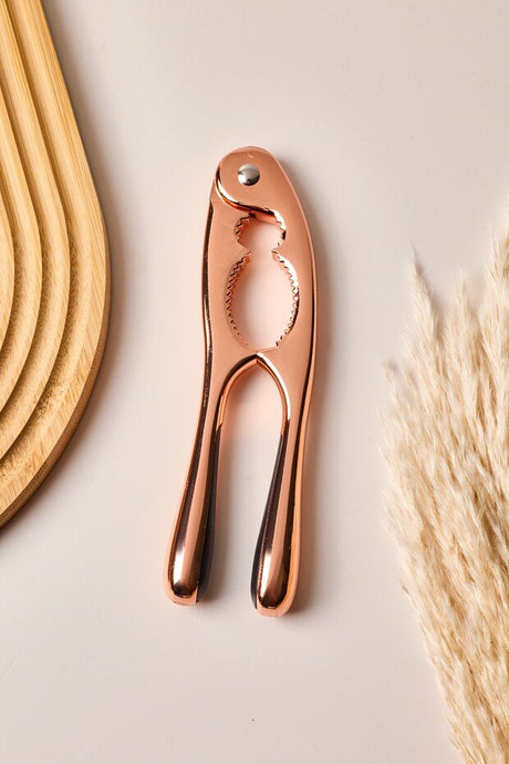 Rose Gold Stainless Steel Can Opener - 17cm Ergonomic Design