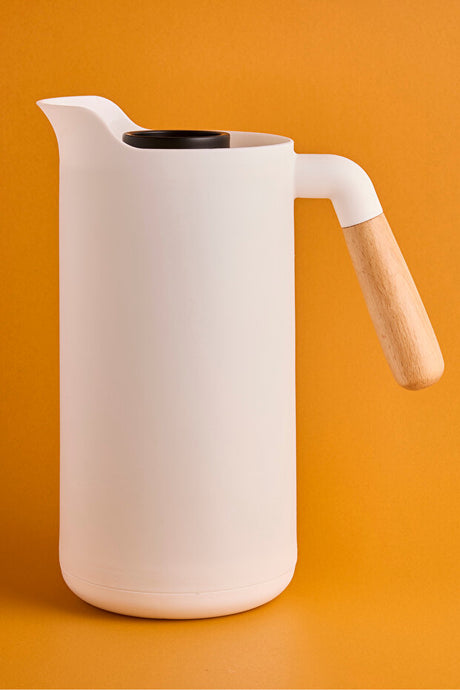 1000ml Vacuum Insulated Thermos with Wooden Handle