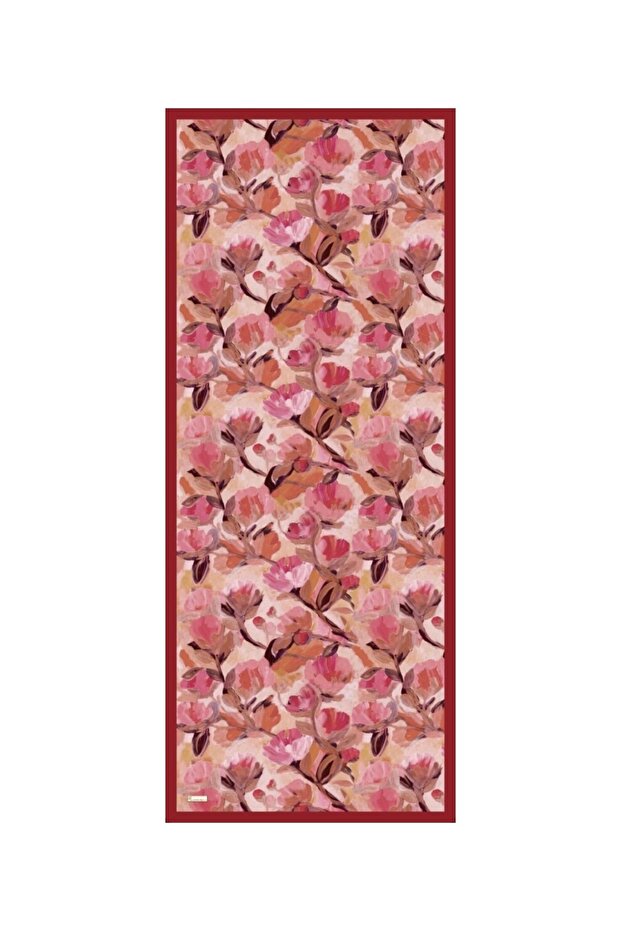 Floral Brush Shawl - Breathable & Easy-Care