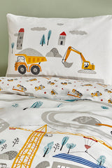 Young Race 100% Cotton Single Duvet Cover Set