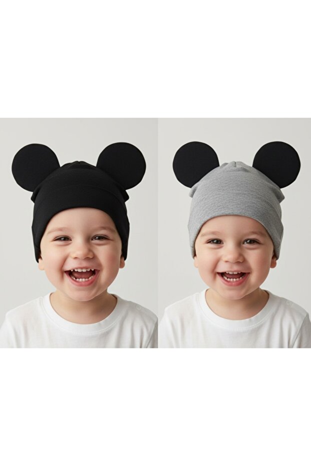 Baby Mickey Ears Beanie 2-Pack