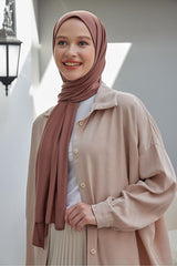 Jersey Shawl - Vintagerose, Soft & Non-Slip ()