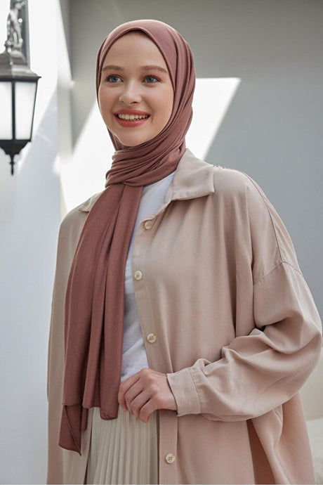 Jersey Shawl - Vintagerose, Soft & Non-Slip ()