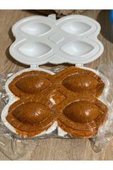 Homemade Kibbeh Mold Maker - 4 Cavity Design for Easy Prep