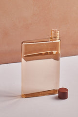 A6 Memo 350ml Flat Water Bottle - Motivational & Portable