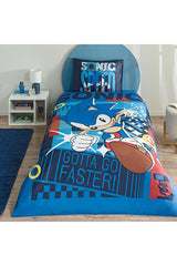 Sonic Classic Licensed Duvet Cover Set - 160x220 cm