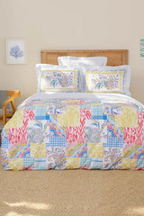 Dallias Double Size 100% Cotton Patchwork Duvet Cover Set