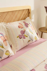 Piko Double Duvet Cover Set - Floral Design, 4-Piece