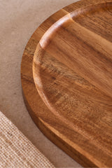 Acacia Wood Serving Board - 35x16 cm Natural & Elegant Design