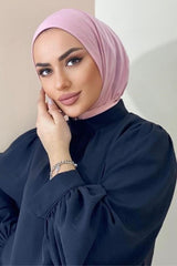Ready Headscarf Shawl - Powder Pink, Easy Care & Chic