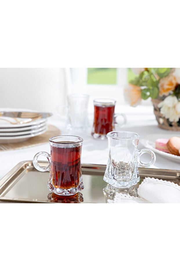 English Home Resta Collection Premium Turkish Tea Glasses - 4 x 170ml Set