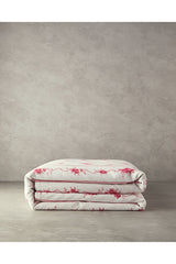 Single Size Floral Pink Cotton Pique