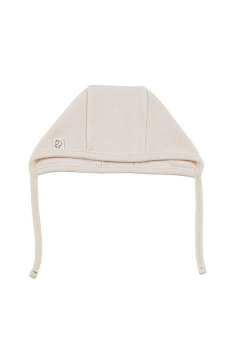 Bonnet de bébé bio 2 pièces 100 % coton crème