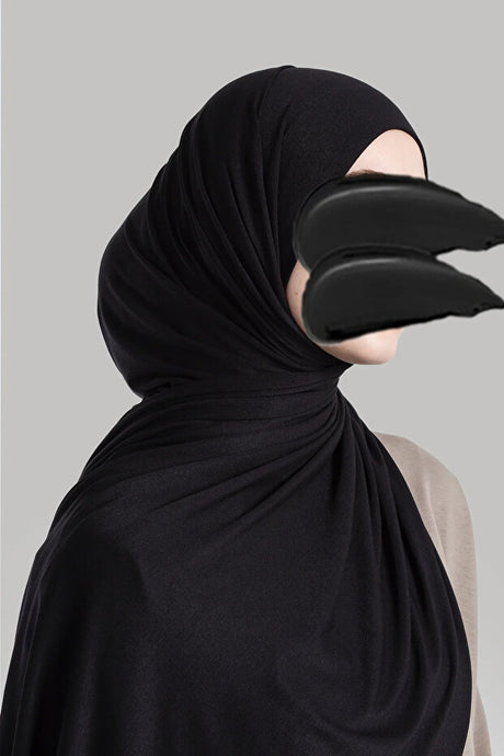 Black Jersey Shawl - Soft, Stylish & Everyday Comfort