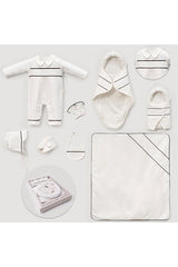 Newborn 7-Piece 100% Cotton Swaddle & Blanket Hospital Exit Set