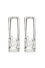 Melony Crystal Cut Glass Salt & Pepper Shaker Set, 11cm (2-Pack)