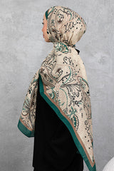 Retro Ethnic Pattern Cotton Scarf - Soft & Elegant ()