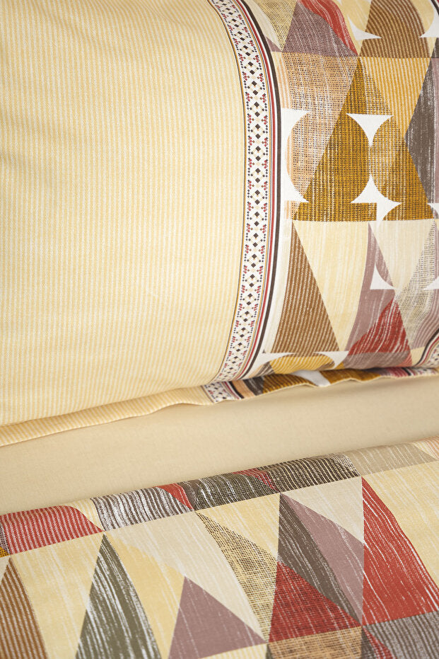 Frenela Double Cotton Duvet Cover & Blanket Set