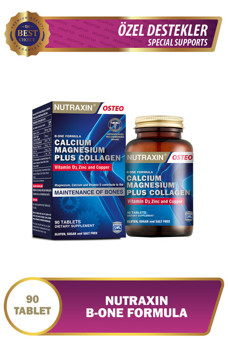 Calcium Magnesium Collagen Vitamin D Zinc Copper Supplement Tablets