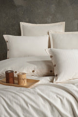 100% Cotton Double Buttoned Duvet Cover Set - 200x220 cm