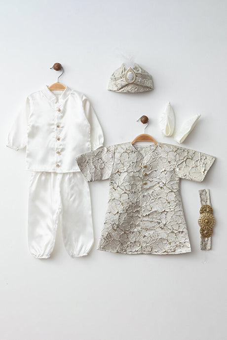 Baby Boy Prince Ceremonial Outfit Set - 0-6 Months