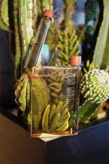 A6 Memo 350ml Flat Water Bottle - Motivational & Portable