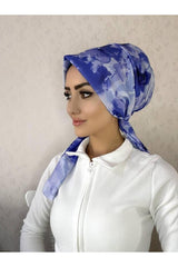 Patterned Tie-Back Shawl - Soft & Durable Fabric