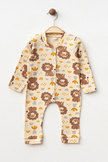 Baby Romper Set - 2-Pack 100% Cotton with Animal Prints