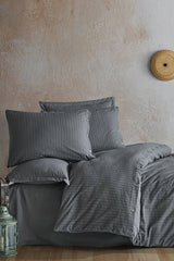 100% Cotton Double Duvet Cover Set - 200x220cm, Buttoned