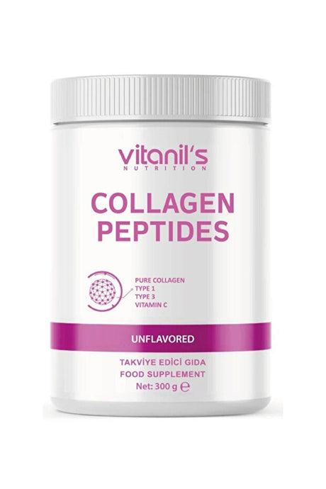 Collagen Peptides - Unflavored, 300g with Vitamin C