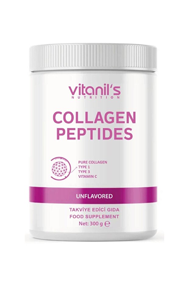 Collagen Peptides - Unflavored, 300g with Vitamin C