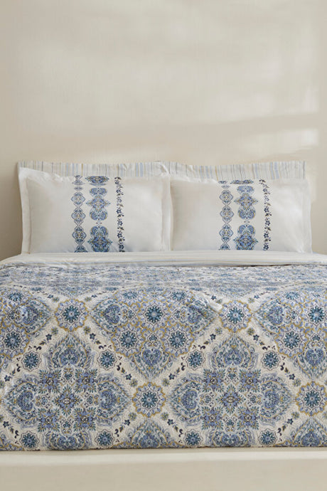 Tion 100% Cotton Double Size Quilted Duvet Cover Set