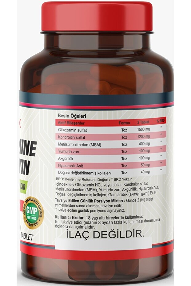 Nevfix Glucosamin Chondroitin MSM - 120 Tabletten für die Gelenkgesundheit