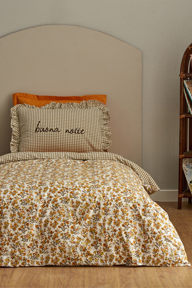 Single 100% Cotton Duvet Cover Set - Buona Notte