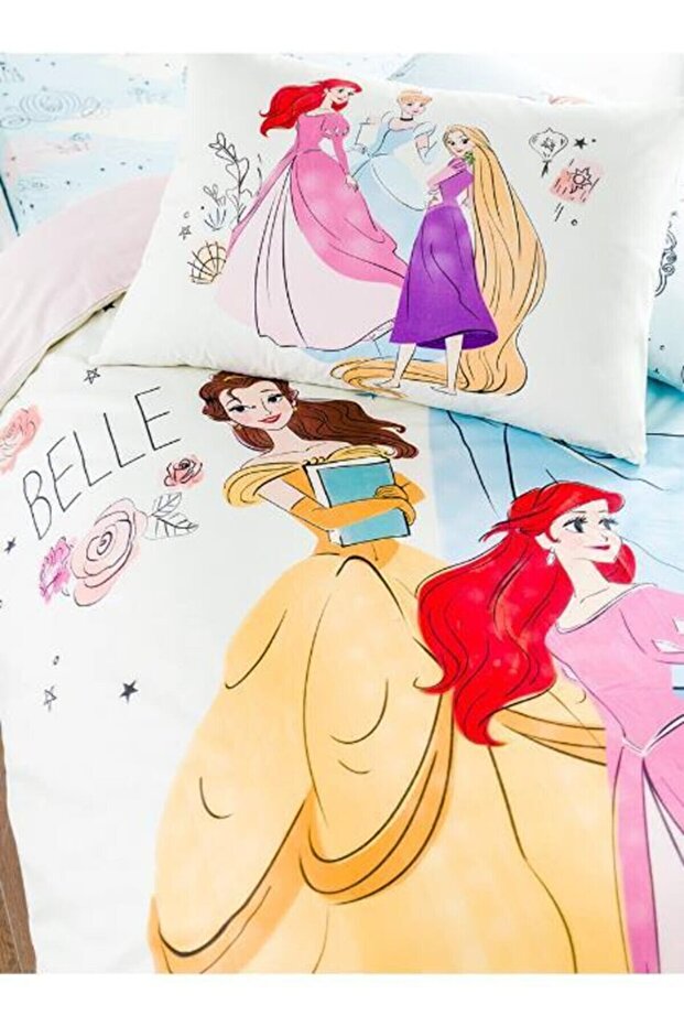 Princess Time Single Duvet Cover Set - 100% Cotton