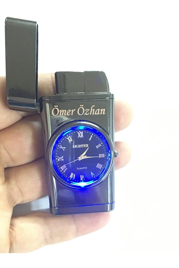 Personalized Watch Lighter with Torch Flame - Boxed Gift