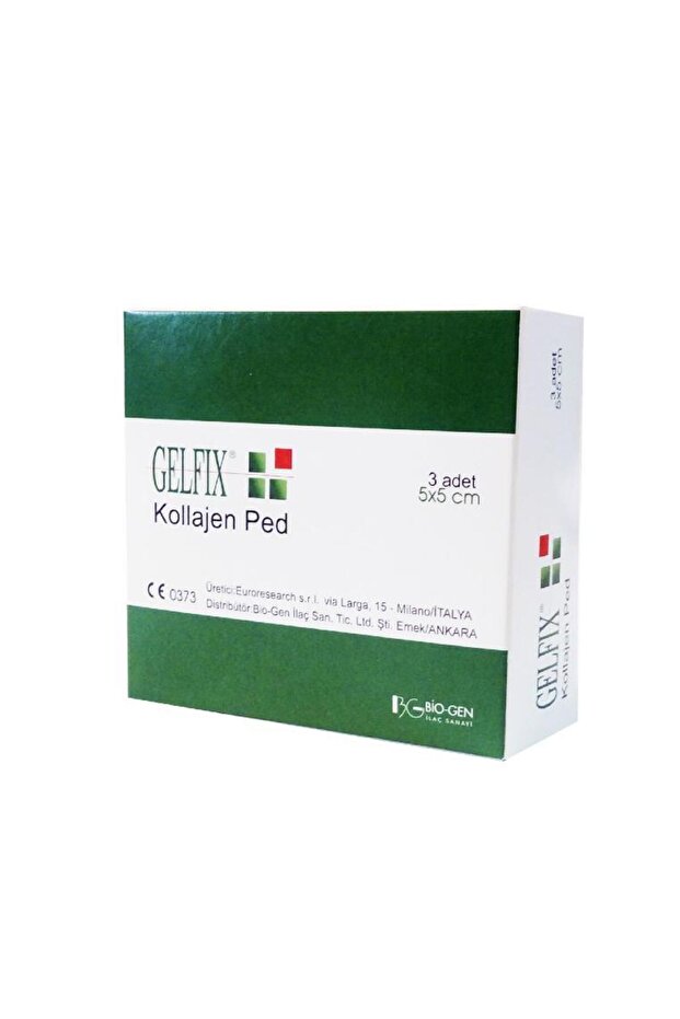 Gelfix Collagen Wound Care Pads - 3 Count, 5x5 cm for Healing