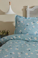 Daisy 100% Cotton Double Pique Bedding Set - Mint