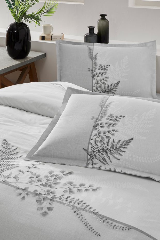 Helecho Double Duvet Cover Set - 100% Cotton, 200x220cm