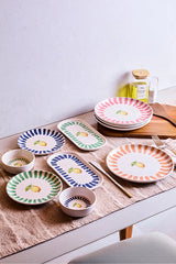 Lemon Motif 10-Piece Breakfast Set for Four