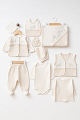 Newborn Embroidered Floral 10-Piece Baby Hospital Exit Set 0-3 Months